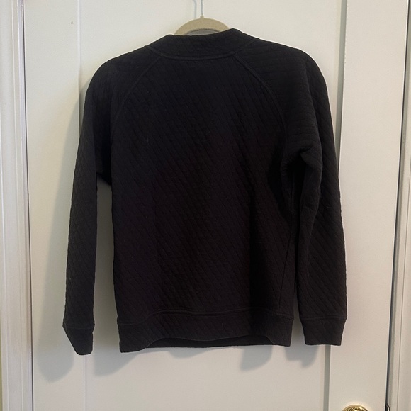 Black Quilted Mickey Mouse / Disney 'Believe' Sweatshirt - Picture 4 of 4